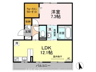 ハイツ田中Ⅲの物件間取画像